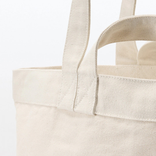 Torba tote bawełniana z podwójnymi uszami beżowa