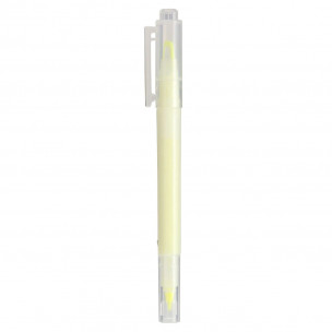 Zakreślacz z 2 końcami w kolorze żółtym