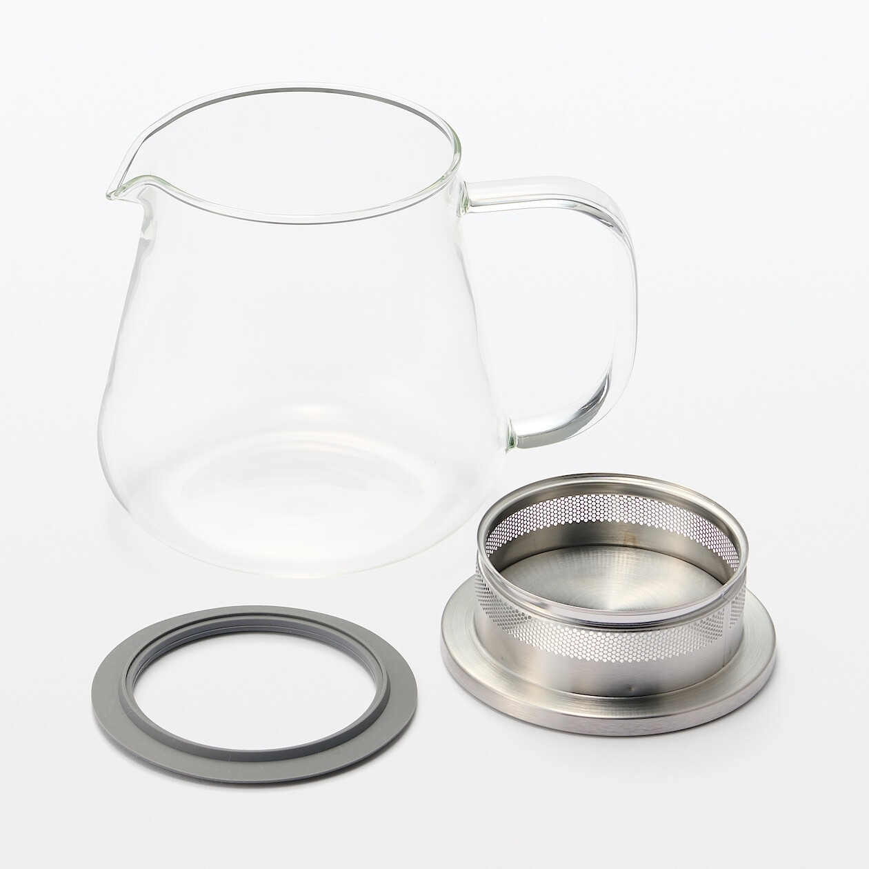 Dzbanek ze szkła żaroodpornego z sitkiem 750ml