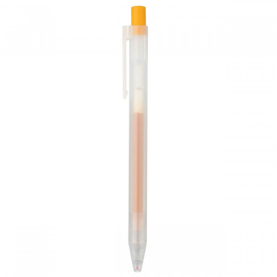 Długopis żelowy smooth 0,5mm żółty