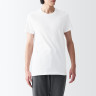 T-shirt bezszwowy bawełniany biały