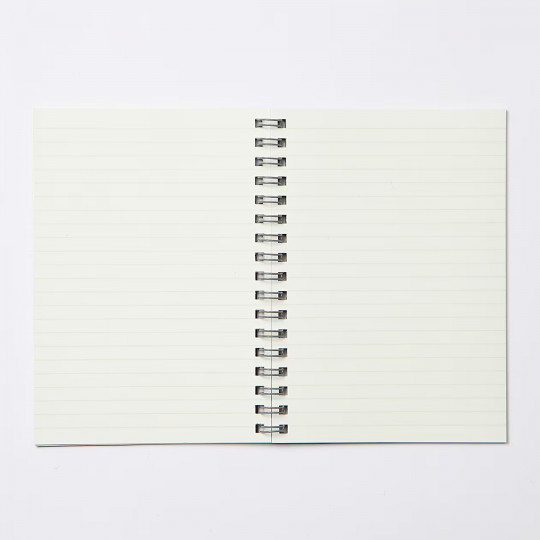 Kołonotatnik w linie 48 kartek A6 czarny