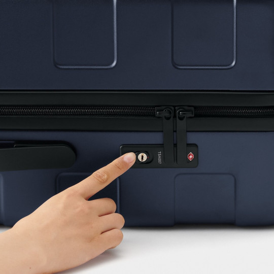 Walizka twarda z poliwęglanu 75l granatowa