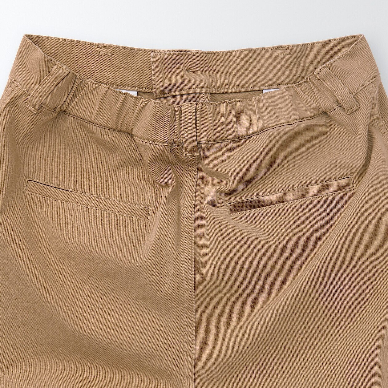 Chinosy szerokie beżowe