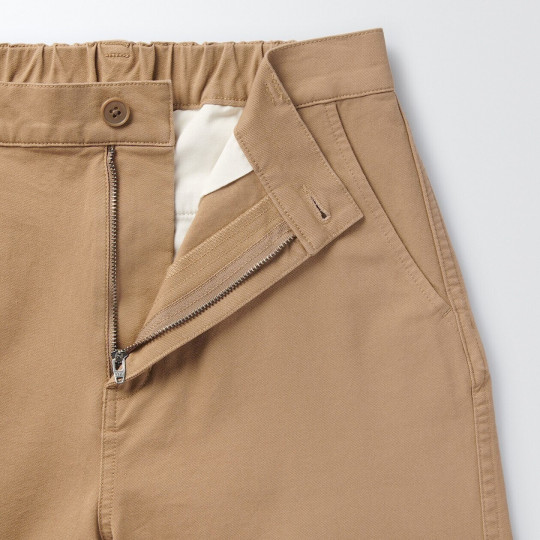 Chinosy szerokie beżowe