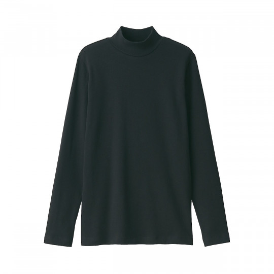 Półgolf bawełniany czarny