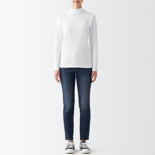 Półgolf bawełniany biały