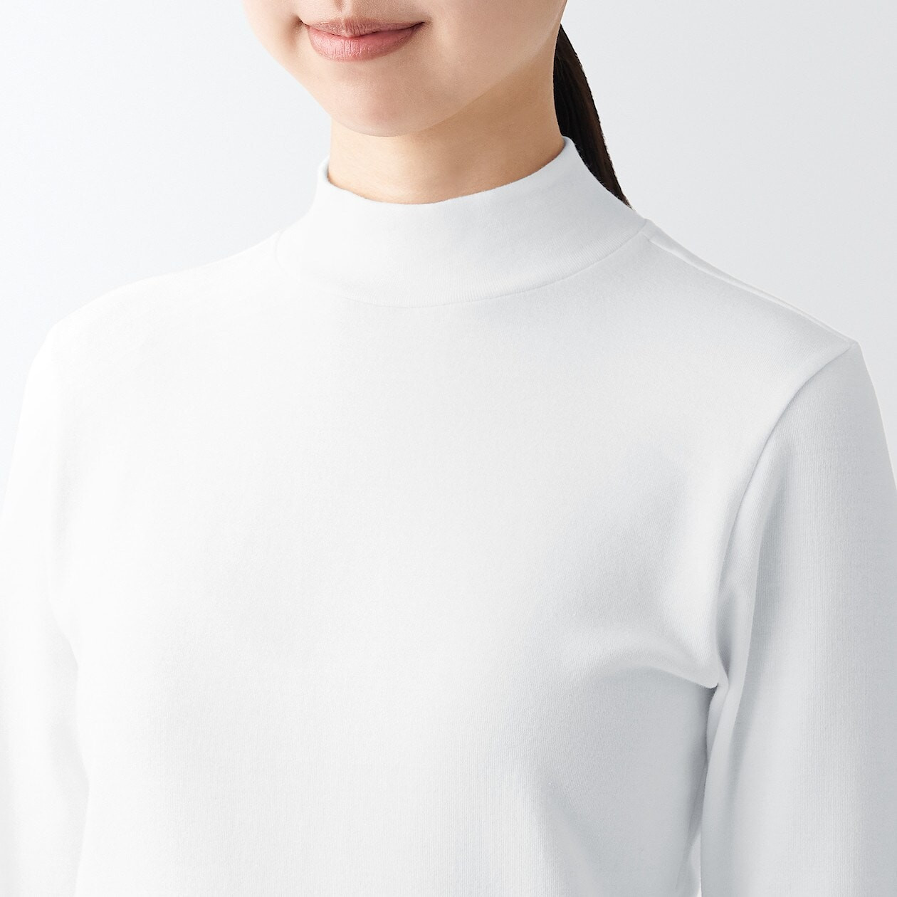 Półgolf bawełniany biały