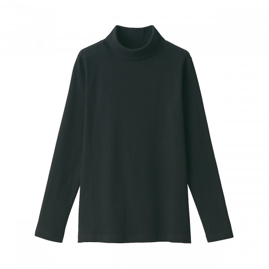 Golf bawełniany czarny