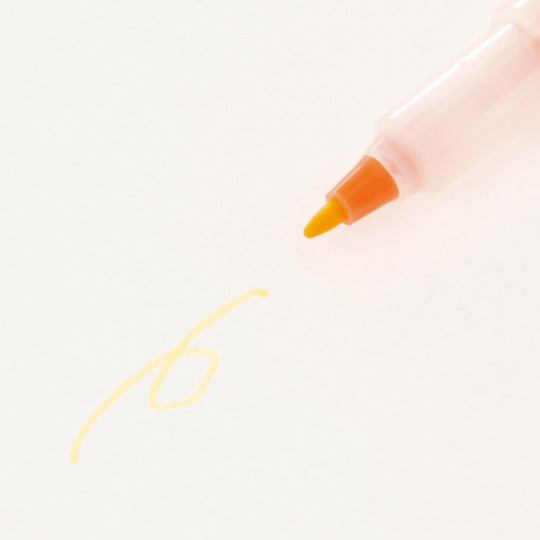 Zakreślacz dwustronny pomarańczowy