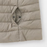 Lekka kamizelka puchowa beżowa