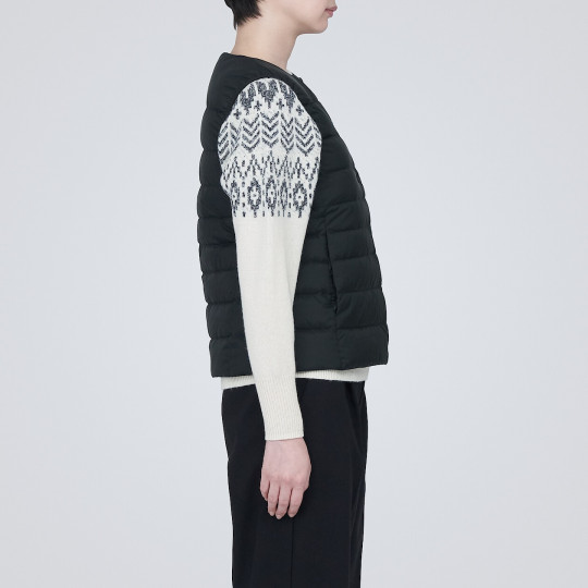 Lekka kamizelka puchowa czarna