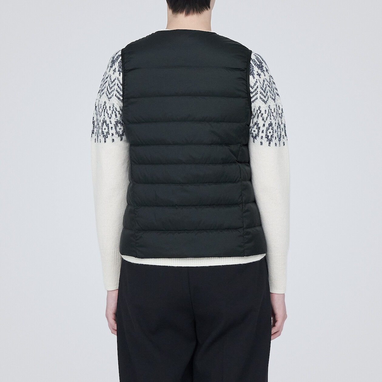 Lekka kamizelka puchowa czarna