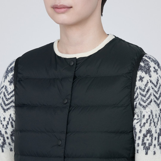 Lekka kamizelka puchowa czarna