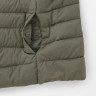 Lekka kamizelka puchowa ciemnozielona