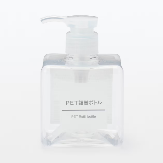 Butelka z pompką PET 250ml transparentna