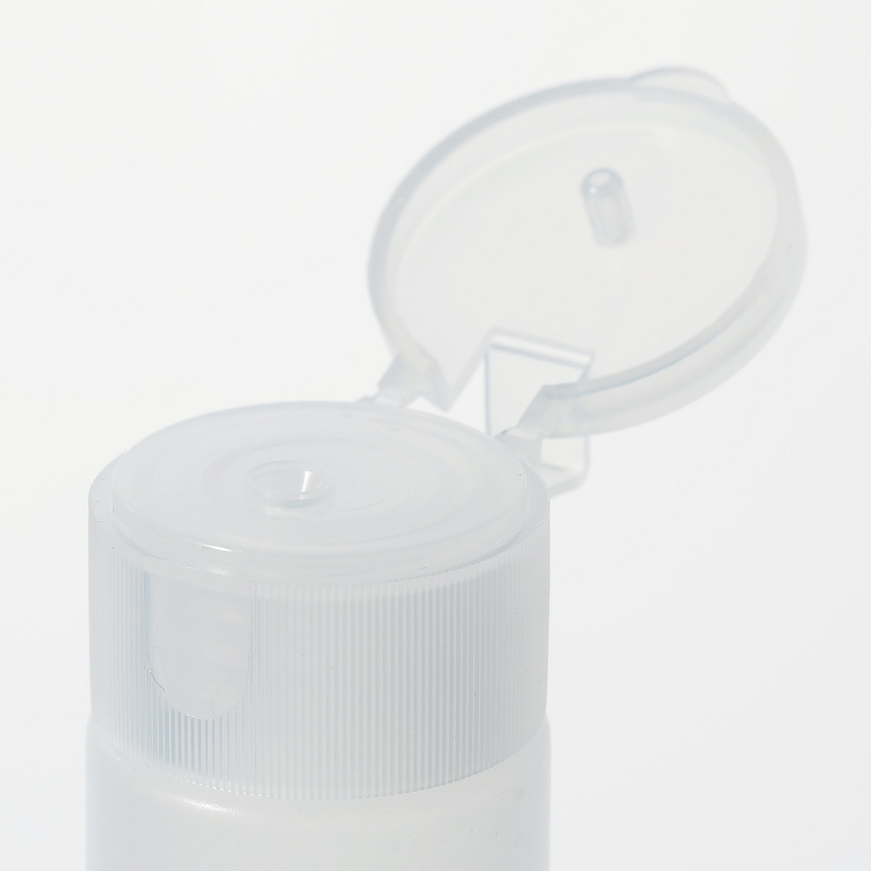 Butelka flip top polietylenowa 50ml półtransparentna