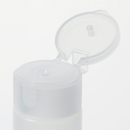 Butelka flip top polietylenowa 50ml półtransparentna