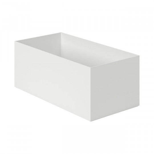 Pojemnik na dokumenty niski PP 15cm biały