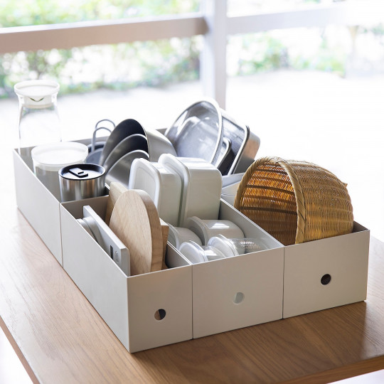 Pojemnik na dokumenty niski PP 15cm biały