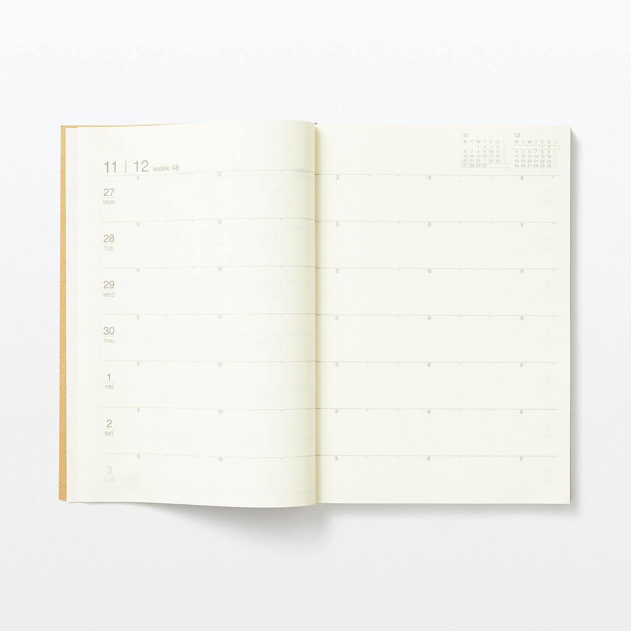 Kalendarz 2024 kieszonkowy MUJI