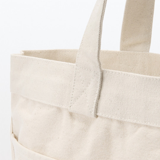 Torba tote bawełniana szeroka beżowa