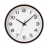 Zegar analogowy 26cm brązowy