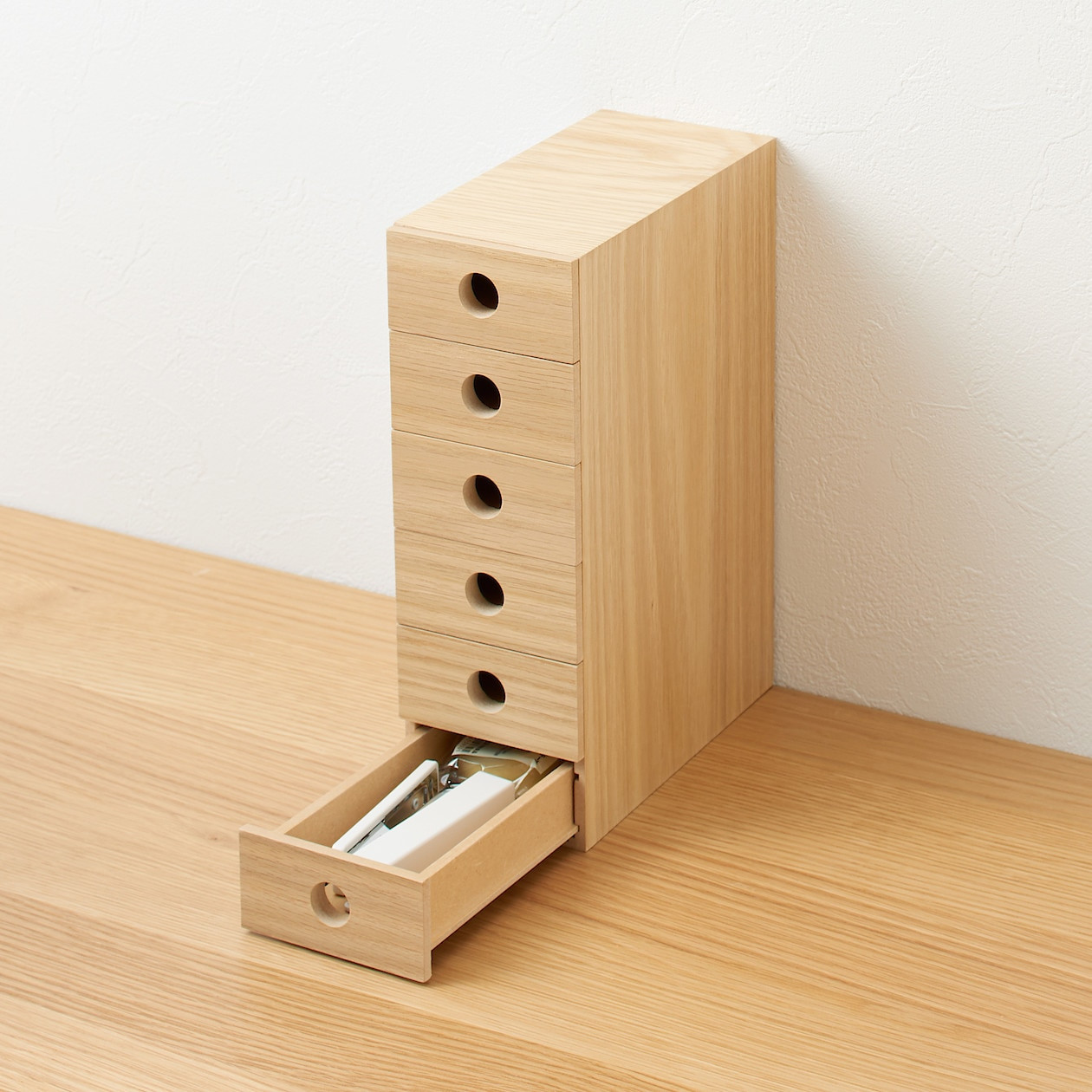 Organizer z 6 szufladami fornir dębowy