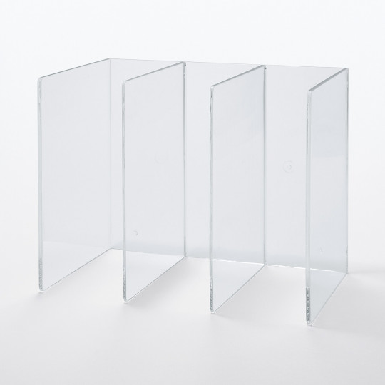 Stojak dzielony akrylowy L