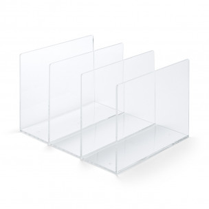 Stojak dzielony akrylowy L