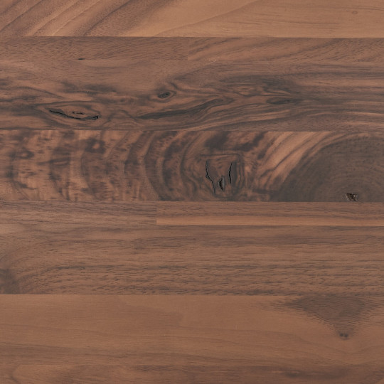 Stół drewniany z szufladami 140x80cm lity orzech z sękami