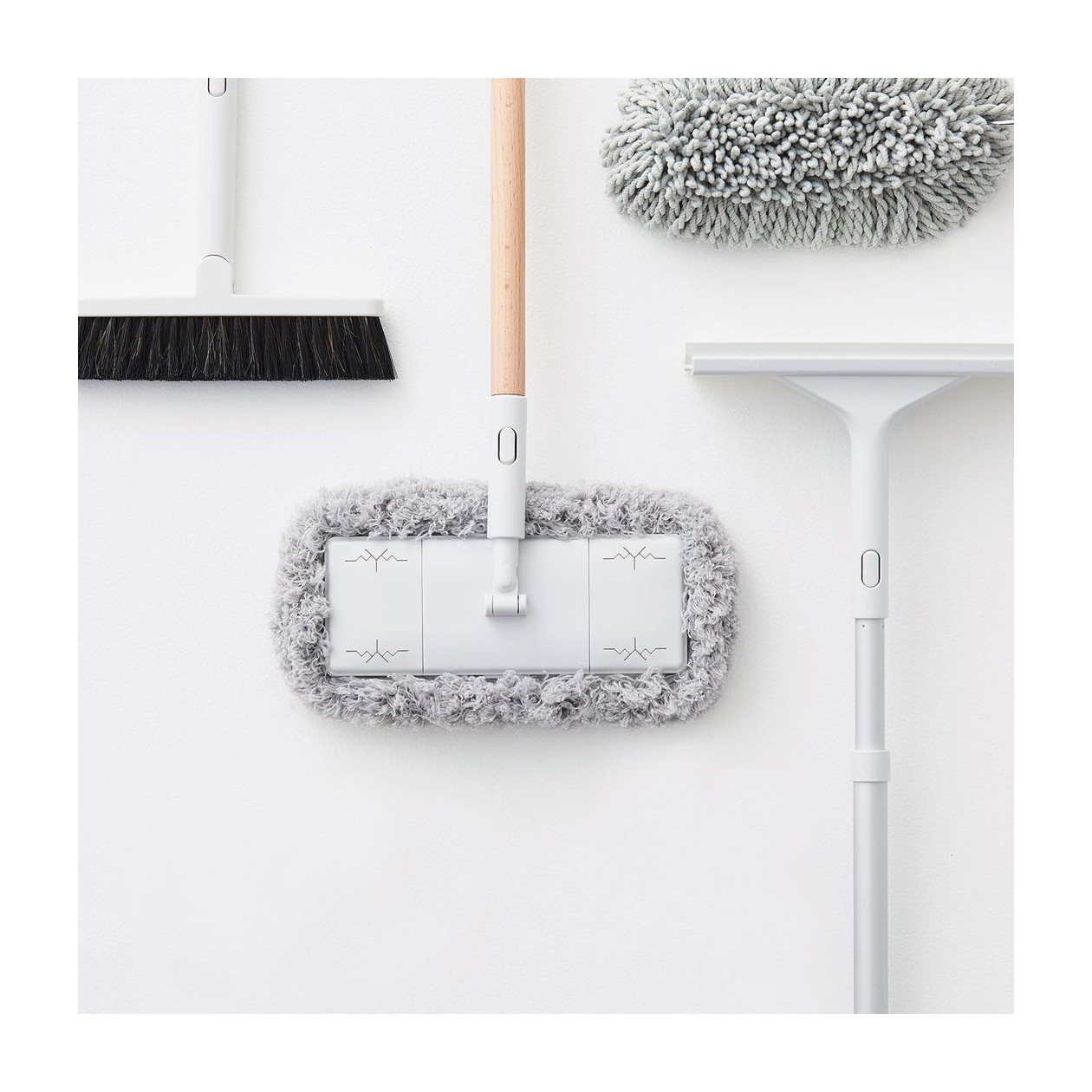 Nakładka na mopa z mikrofibry do czyszczenia na sucho