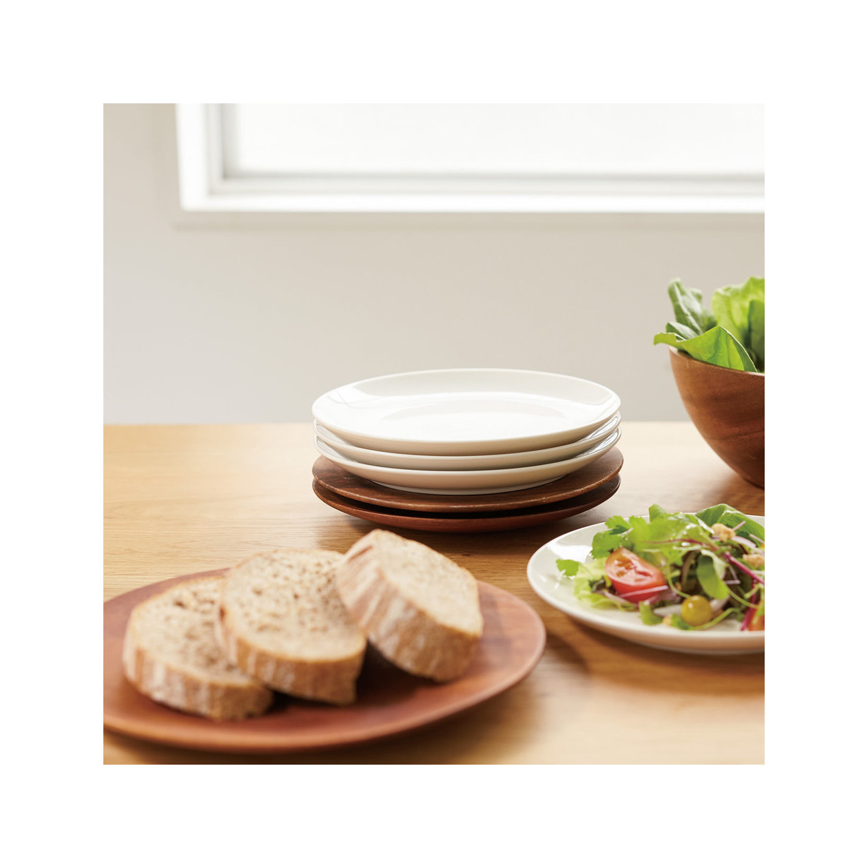 Talerz z drewna akacjowego 23cm