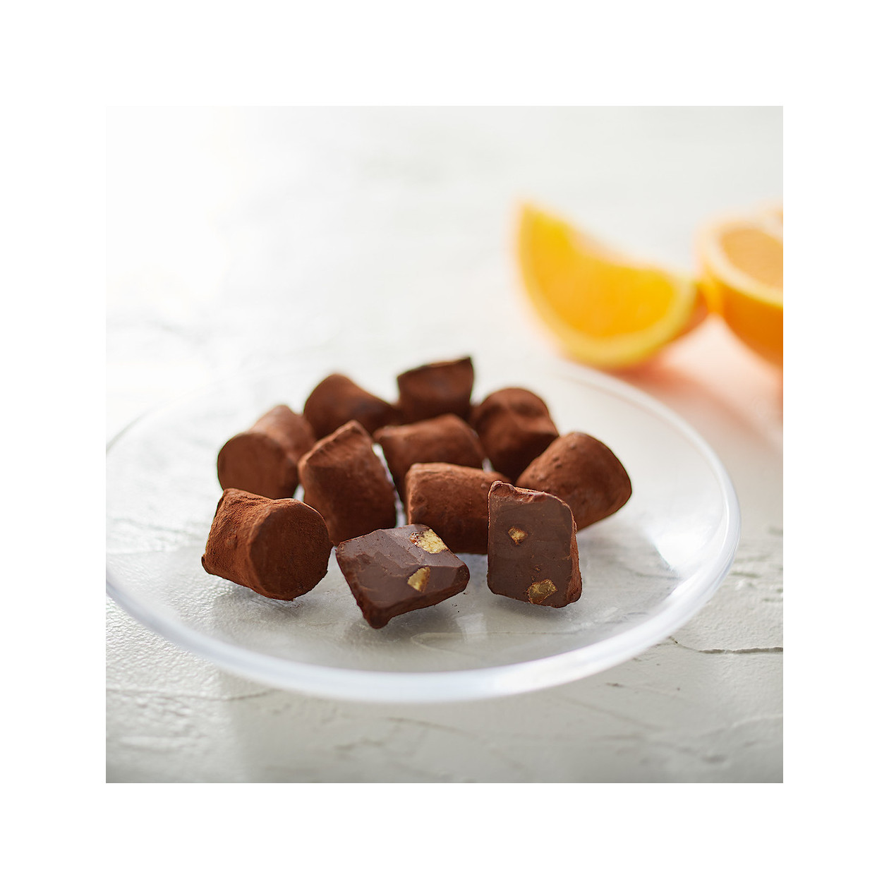 Trufle ze skórką pomarańczy 100g