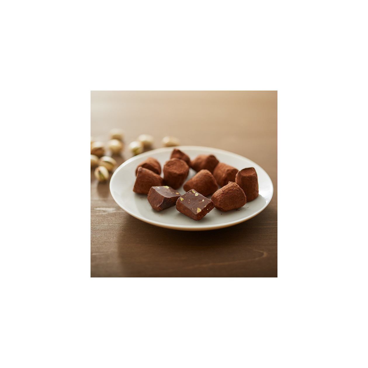 Trufle z pistacjami 100g