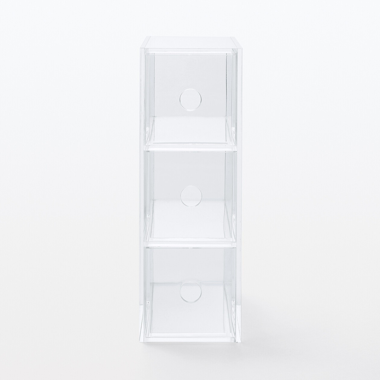 Organizer pionowy z 3 szufladami akrylowy