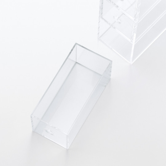 Organizer pionowy z 3 szufladami akrylowy