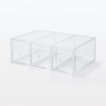 Organizer pionowy z 3 szufladami akrylowy