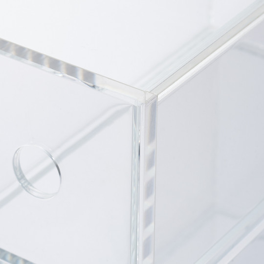 Organizer pionowy z 3 szufladami akrylowy