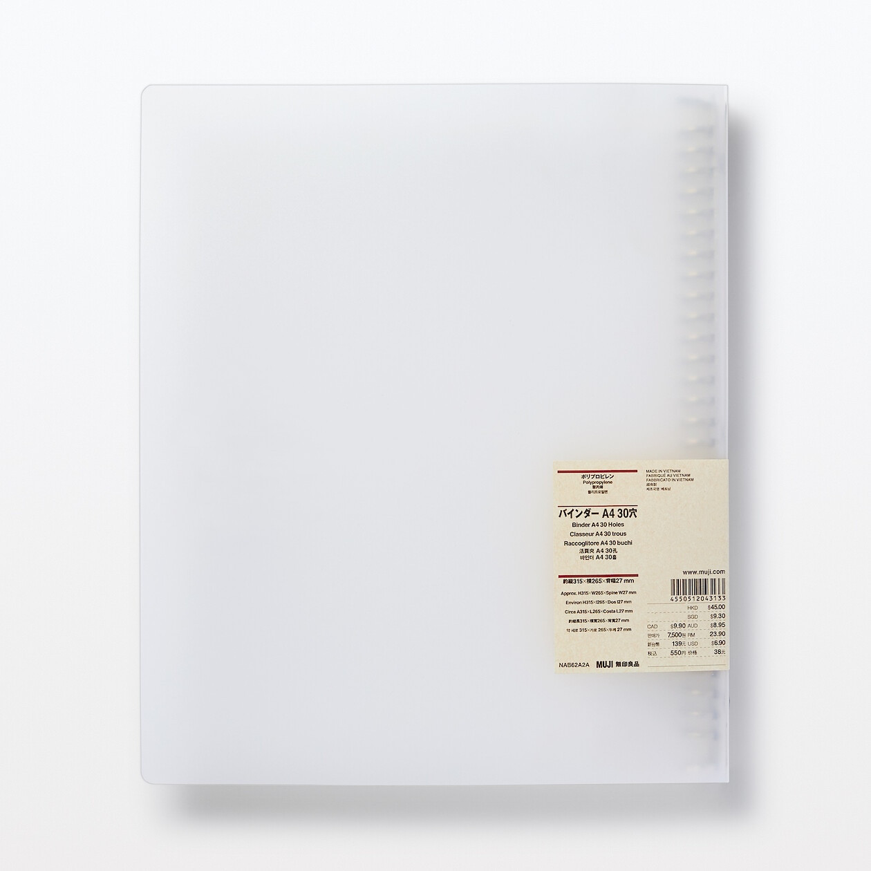 Segregator ringowy PP A4 30 ringów