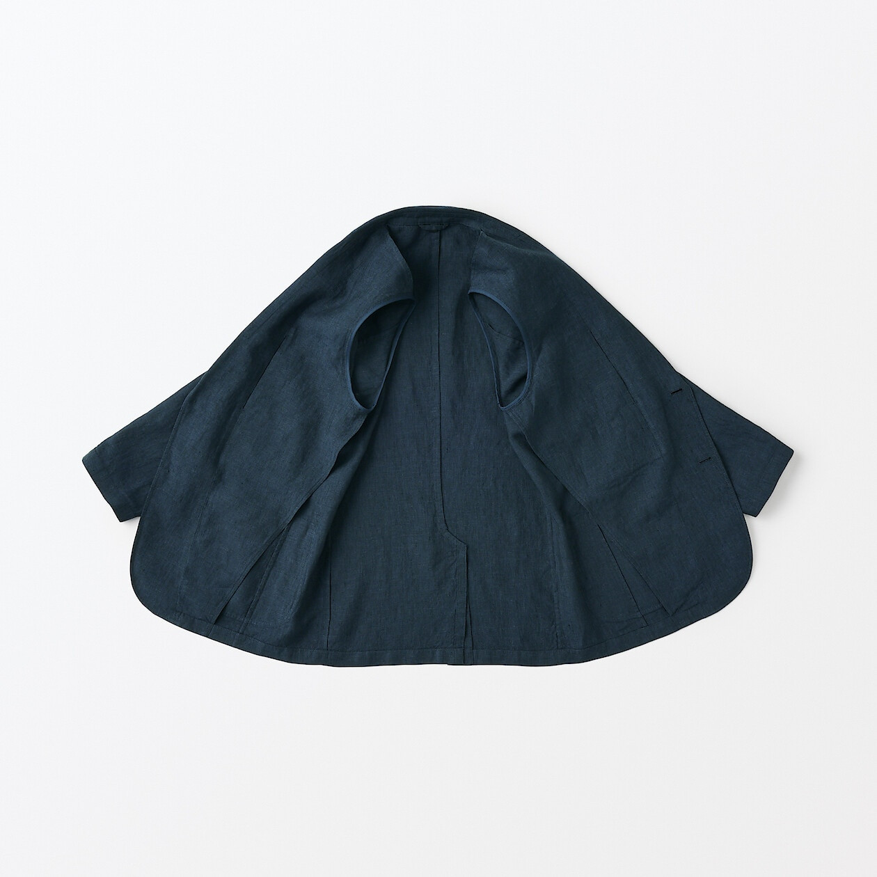 Marynarka lniana granatowa