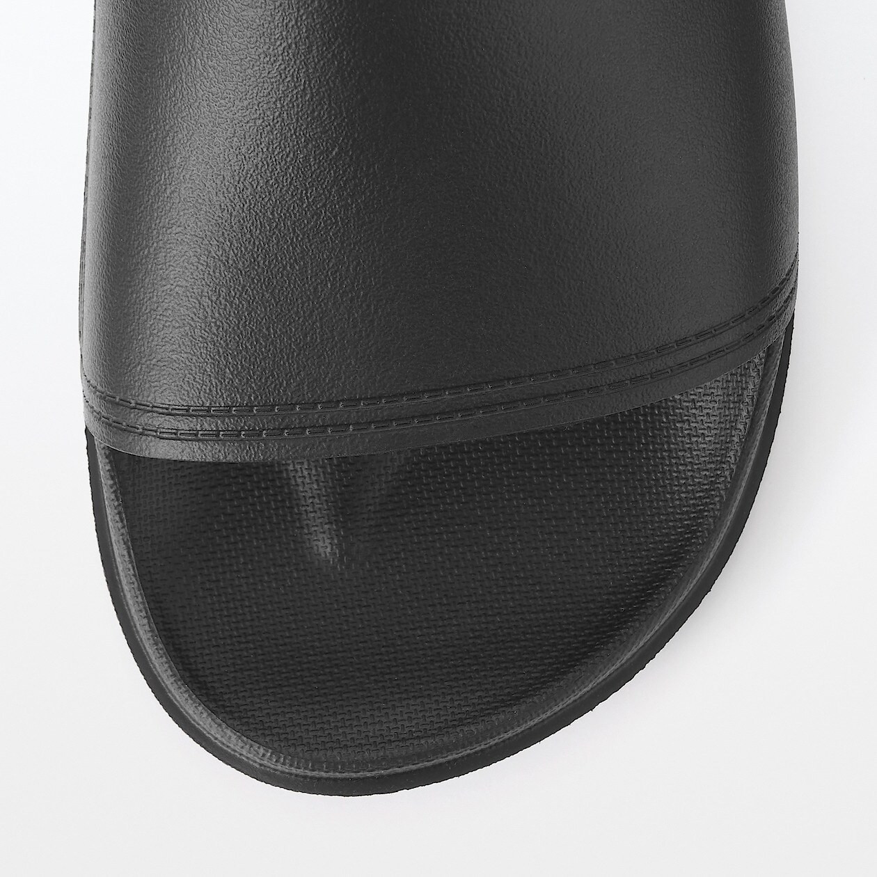 Klapki profilowane czarne