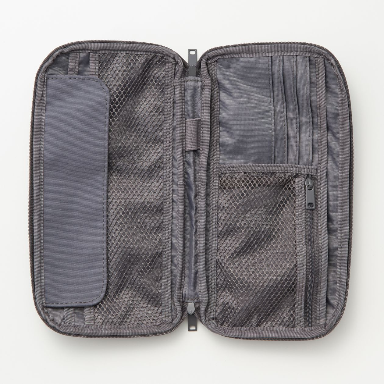 Portfel / organizer na dokumenty podróżny szary