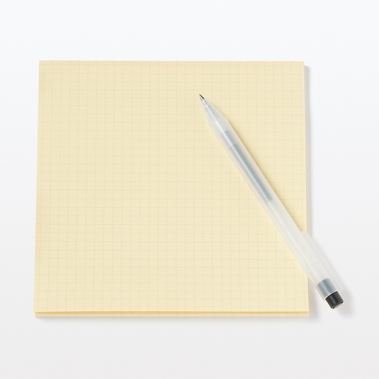 Karteczki samoprzylepne w kratkę duże żółte