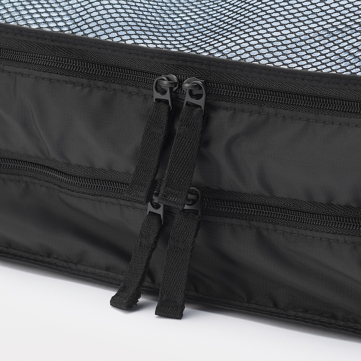Organizer podróżny do walizki podwójny czarny M