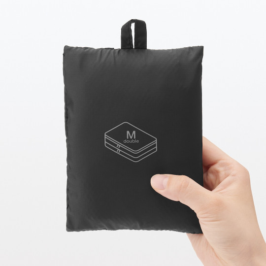 Organizer podróżny do walizki podwójny czarny M