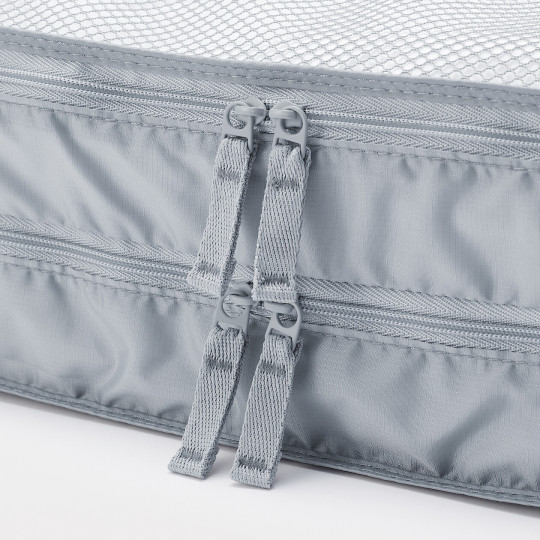 Organizer podróżny do walizki podwójny szary M