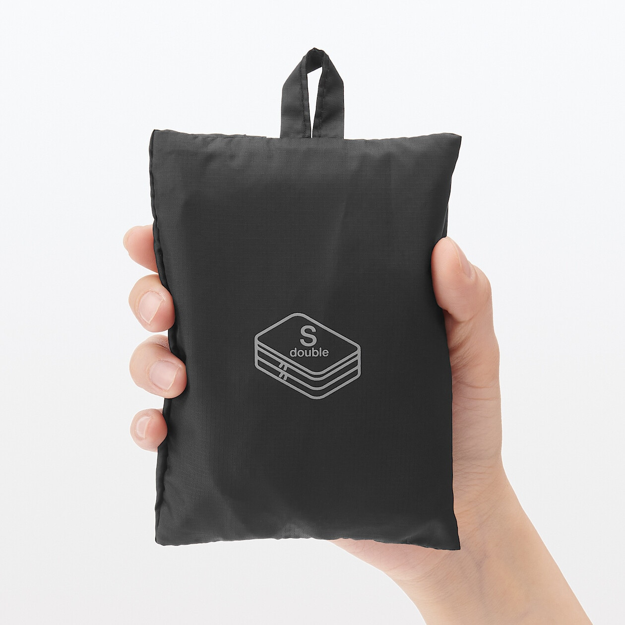 Organizer podróżny do walizki podwójny czarny S