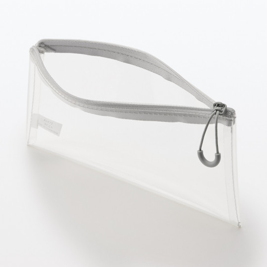 Kosmetyczka TPU mała płaska transparentna