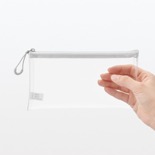 Kosmetyczka TPU mała płaska transparentna